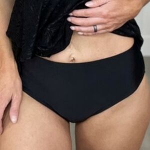 NWOT B1921 XL Black Bathing Suit Bottoms